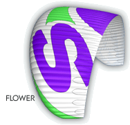 Parapente Supair Leaf cor flower